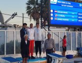 أحمد فتحى يحقق برونزية 200 متر سباحة بالزعانف فى ألعاب البحر المتوسط الشاطئية