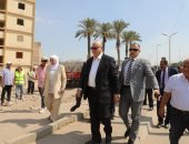 محافظ القاهرة يتفقد أعمال تطوير المنطقة التاريخية