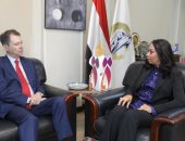 مايا مرسى تستقبل السفير الإسبانى فى مصر وتستعرض جهود تمكين المرأة