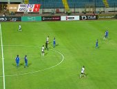 سموحة يتقدم على الجونة بهدف نظيف فى الشوط الأول