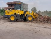 حملات نظافة وإزالة إشغالات وتعديات على أراض زراعية وتطهير مصارف بكفر الشيخ