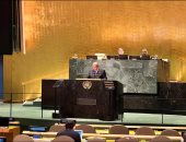 وزير الخارجية يُلقى بيان مصر أمام الجمعية العامة للأمم المتحدة.. سامح شكرى: إثيوبيا تمادت فى ملء وتشغيل سد النهضة فى خرق واضح للقوانين الدولية.. ويؤكد دعم مصر للحقوق المشروعة للشعب الفلسطينى