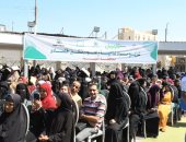 التحالف الوطنى ينظم احتفالية لتوزيع مواد غذائية للحالات الأكثر احتياجا بالفيوم