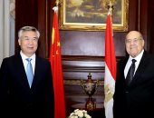 رئيس مجلس الشيوخ يستقبل وفد الحزب الشيوعى الصينى بمقر المجلس.. صور  