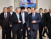 الوفد الصينى ينقل تحيات وتقدير رئيس الصين "شي جينبينج" للرئيس السيسى