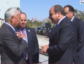 الرئيس السيسي يصل مقر انعقاد اجتماعات البنك الآسيوى فى شرم الشيخ