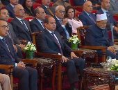 الرئيس السيسي يشاهد فيلما تسجيليا عن عظمة النبى محمد 