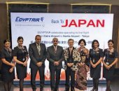 وزير الطيران وسفير اليابان يحتفلان بإعادة تشغيل أولى الرحلات لطوكيو.. صور 