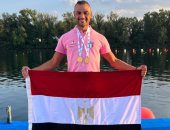 السباح المصرى سيد الباروكي يحصل على المركز الأول في بطولة العالم للسباحة بالزعانف