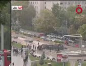 "القاهرة الإخبارية" تنشر اللقطات الأولى للتفجير الإرهابى فى تركيا