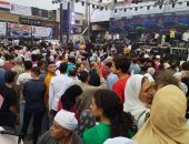 حشود بالآلاف تجوب القاهرة والجيزة للاحتفال بنصر أكتوبر ودعم ترشح السيسي