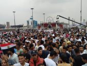 انطلاق احتفالية انتصارات أكتوبر بميدان المؤسسة بشبرا الخيمة ومطالبات للرئيس بالترشح