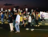 مسيرات حاشدة للآلاف بكورنيش الإسكندرية لمطالبة السيسي بالترشح للرئاسة.. صور