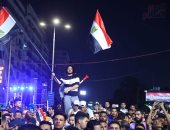 قوم نادى على الصعيدى تشعل حماس آلاف الجماهير بميدان الجلاء لمطالبة السيسى بالترشح