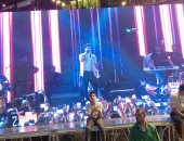 المطرب سيف مجدي يبدأ حفل انتصارات أكتوبر وتأييد الرئيس السيسي في الغربية