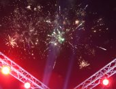 ألعاب نارية ببورسعيد احتفالا بإعلان الرئيس السيسي ترشحه للانتخابات الرئاسية 