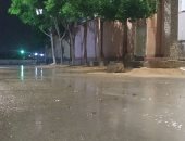 سقوط أمطار رعدية متوسطة على بعض مناطق مطروح والساحل الشمالى.. صور