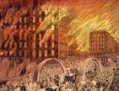 حريق فى حظيرة أدى لدمار مدينة شيكاغو  منذ 151 عاما .. من السبب؟