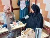 الكشف على 810 حالات حصاد قافلة جامعة الزقازيق اليوم بقرية كفور فى الإبراهيمية