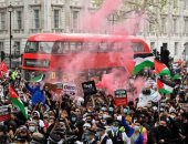 مظاهرات حول العالم تطالب بوقف إطلاق النار على غزة 