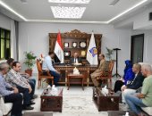 محافظ قنا يستقبل وفد وزارة الزراعة لرفع كفاءة الثروة الحيوانية بمشروعات الأمن الغذائى