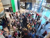 حرق العلم الإسرائيلى داخل مقر نقابة الصحفيين تضامنا مع الشعب الفلسطينى