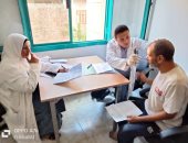 تقديم الخدمات الطبية لـ1508 مواطنين فى قافلة طبية بقرية بدسوق