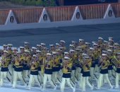 الرئيس السيسى يشهد عرضا للموسيقى العسكرية خلال حفل تخرج الكليات العسكرية (صور)