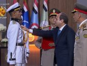 الرئيس السيسي يشهد قسم يمين الولاء لخريجى الكليات العسكرية