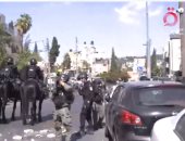 شاهد اعتداء قوات الاحتلال الإسرائيلية على طاقم القاهرة الإخبارية فى القدس