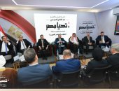حملة المرشح الرئاسي عبدالفتاح السيسي تستقبل وفدا من مجلس القبائل والعائلات العربية