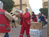 دعم الأشقاء بغزة ينطلق من مصر.. جسر جوى دولى لنقل المساعدات عبر مطار العريش.. المصريون يتسابقون لتجهيز الشحنات الإغاثية تمهيدا لإرسالها لضحايا العدوان الإسرائيلي.. ويتضامنون لتخفيف حدة العنف تجاه الشعب الشقيق