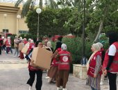 الهلال الأحمر: فرق طوارئ للدعم النفسى وتوفير الأدوية للفلسطينيين العالقين والمصابين