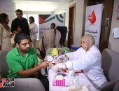 "الوطنية للتدريب": إقبال كبير من موظفى وخريجى الأكاديمية للتبرع بالدم للشعب الفلسطينى