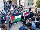 تزايد أعداد المحامين المشاركين فى الوقفة التضامنية مع الشعب الفلسطينى    