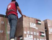 وصول شحنتى مساعدات قطرية لقطاع غزة لمطار العريش