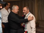 أشرف زكى وأحمد بدير أول حضور الوقفة التضامنية مع أهل غزة بنقابة الممثلين 