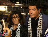 سيد رجب وسماح أنور ونيرمين الفقى يشاركون فى الوقفة التضامنية لفلسطين بنقابة الممثلين