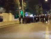 اشتباكات بمحيط السفارة الإسرائيلية فى إسطنبول.. فيديو