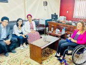 إيمان كريم تستقبل وفد تنسيقية شباب الأحزاب وتستعرض مبادرات دعم ذوى الإعاقة