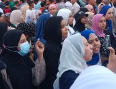 حشود غفيرة بميادين سوهاج دعما لقرارات الرئيس السيسى حول القضية الفلسطينية 