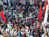 طلاب جامعة سوهاج ينظمون مسيرة ضخمة لدعم فلسطين.. صور 