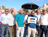 وقفة تضامنية مع شعب فلسطين بكفر الشيخ وتفويض الرئيس السيسي لاتخاذ اللازم فى دعم القضية 