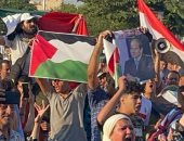 طلاب جامعة طنطا يدعمون القضية الفلسطينية ويؤيدون القيادة السياسية برفض التهجير