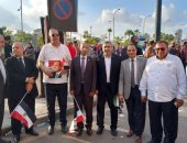 تعليم دمياط يشارك بوفد فى وقفة تندد بالاعتداء الإسرائيلى على غزة