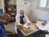 الكشف الطبى على 157 مواطنا بقرية الزعفرانة ضمن قوافل مبادرة حياة كريمة 