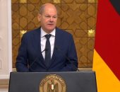 المستشار الألماني: نقدر دور مصر فى مساعى التهدئة ومنع تصعيد الأوضاع