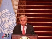 أمين عام الأمم المتحدة يشيد بدور الرئيس السيسى لخفض التصعيد فى غزة.. صور