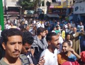 الآلاف يحتشدون فى ميدان بالاس بالمنيا تضامنا مع الشعب الفلسطينى.. صور