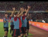 القضية الفلسطينية توحد الأندية في الملاعب المصرية.. صور